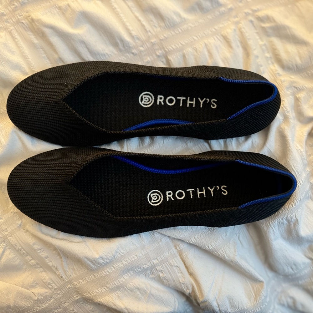 🖤 NWOT Rothy’s Black Flats Size 9 🖤 - Picture 7 of 14